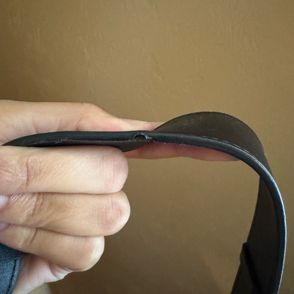 JW PEI- Carly Shoulder Bag Black Nylon and Black Vegan Leather - Picture 4 of 5